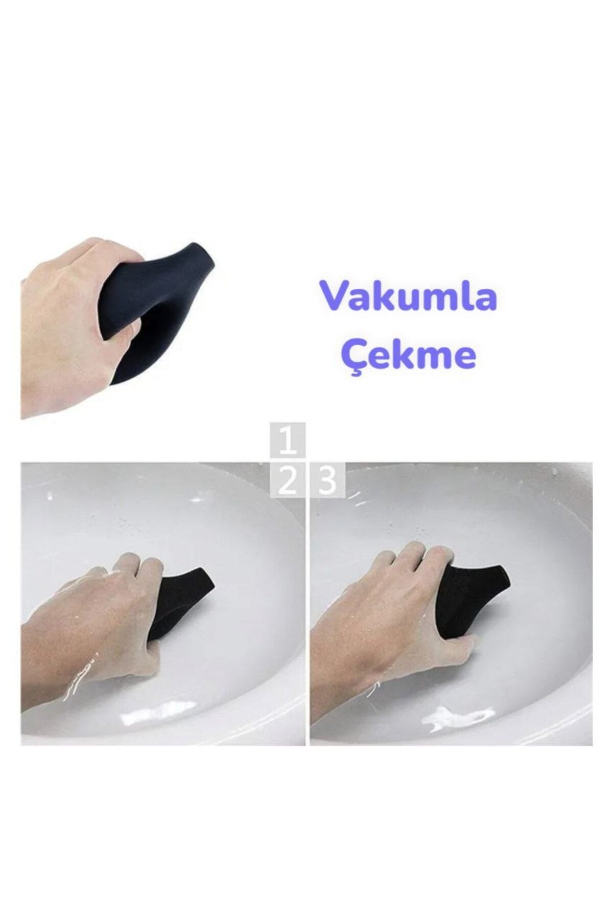 Anal Temizleme Pompası – Anal Cleaner, Makat Temizliği Aparatı, Yumuşak Uçlu Pompa - Orta Boy