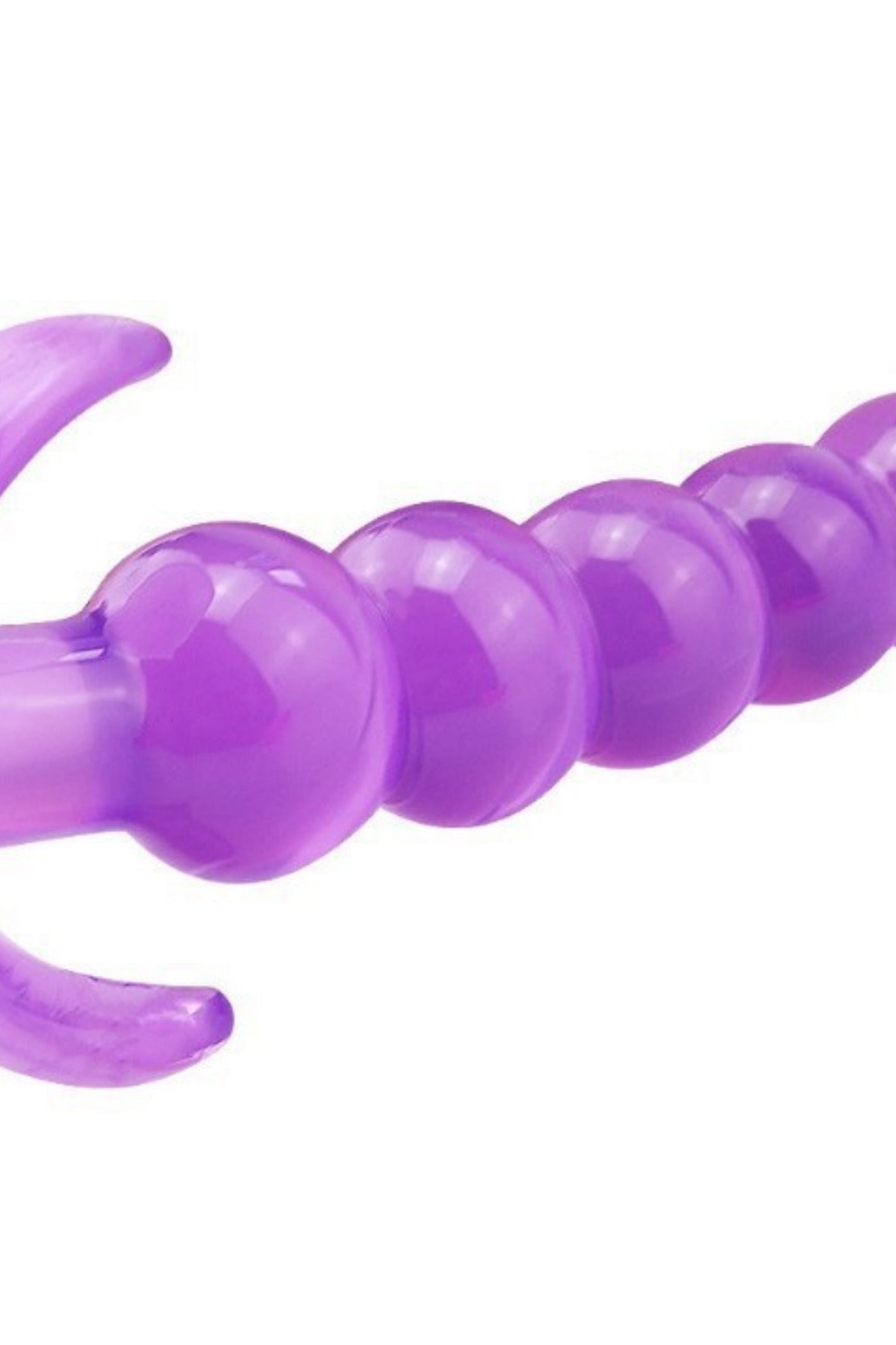 Anal Genişletici Boğumlu Yumuşak Esnek Jel Dokuda  Plug
