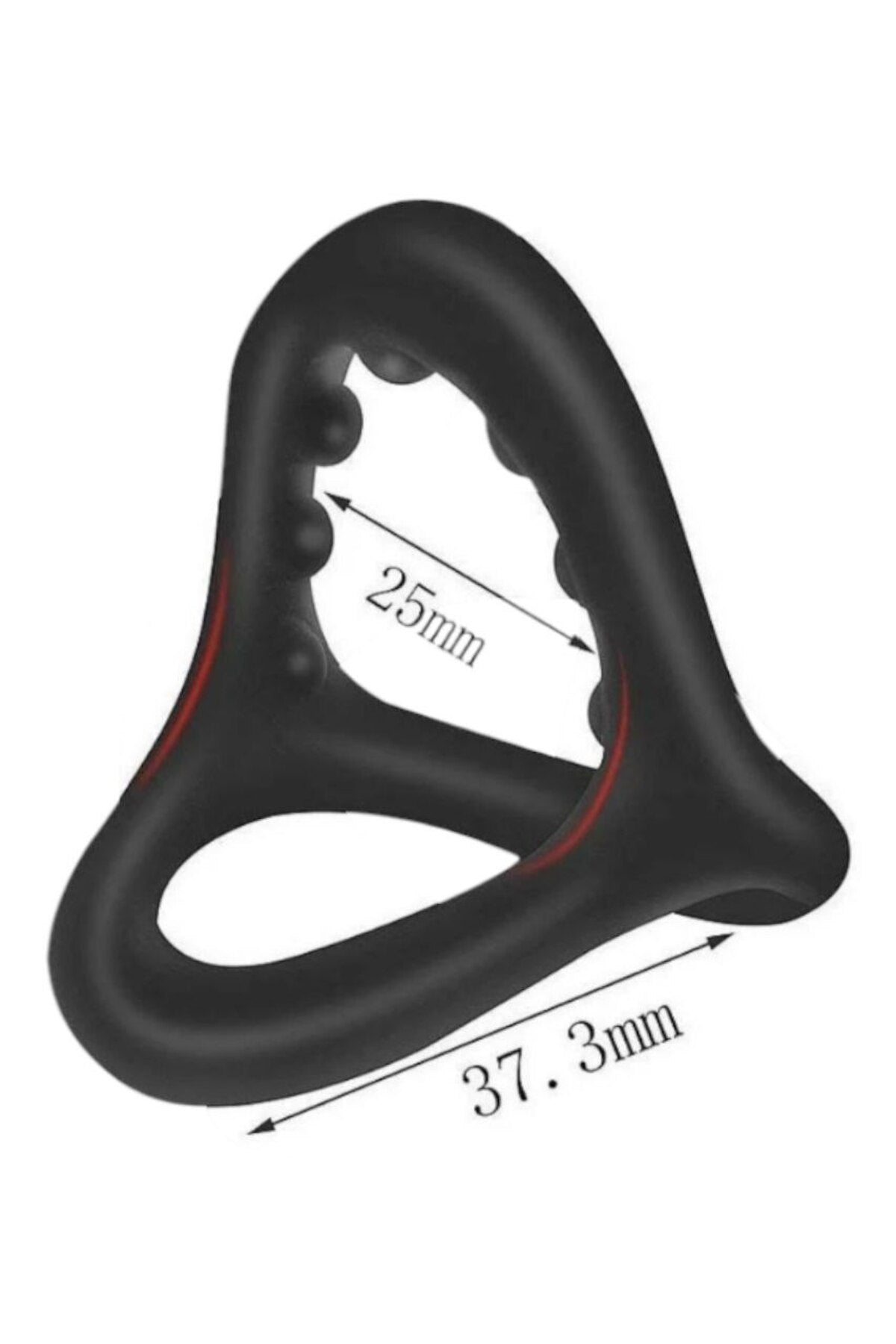Silikon Cock Ring Testis Penis Halkası Yüzüğü - Tırtıklı