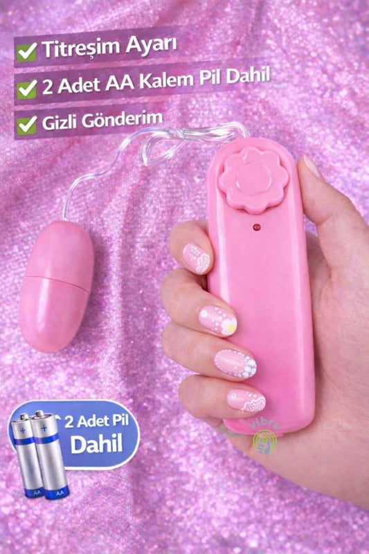 Kumandalı Mini Titreşim - Hız Ayarlı Vibratör, Yetişkin Özel Aksesuar