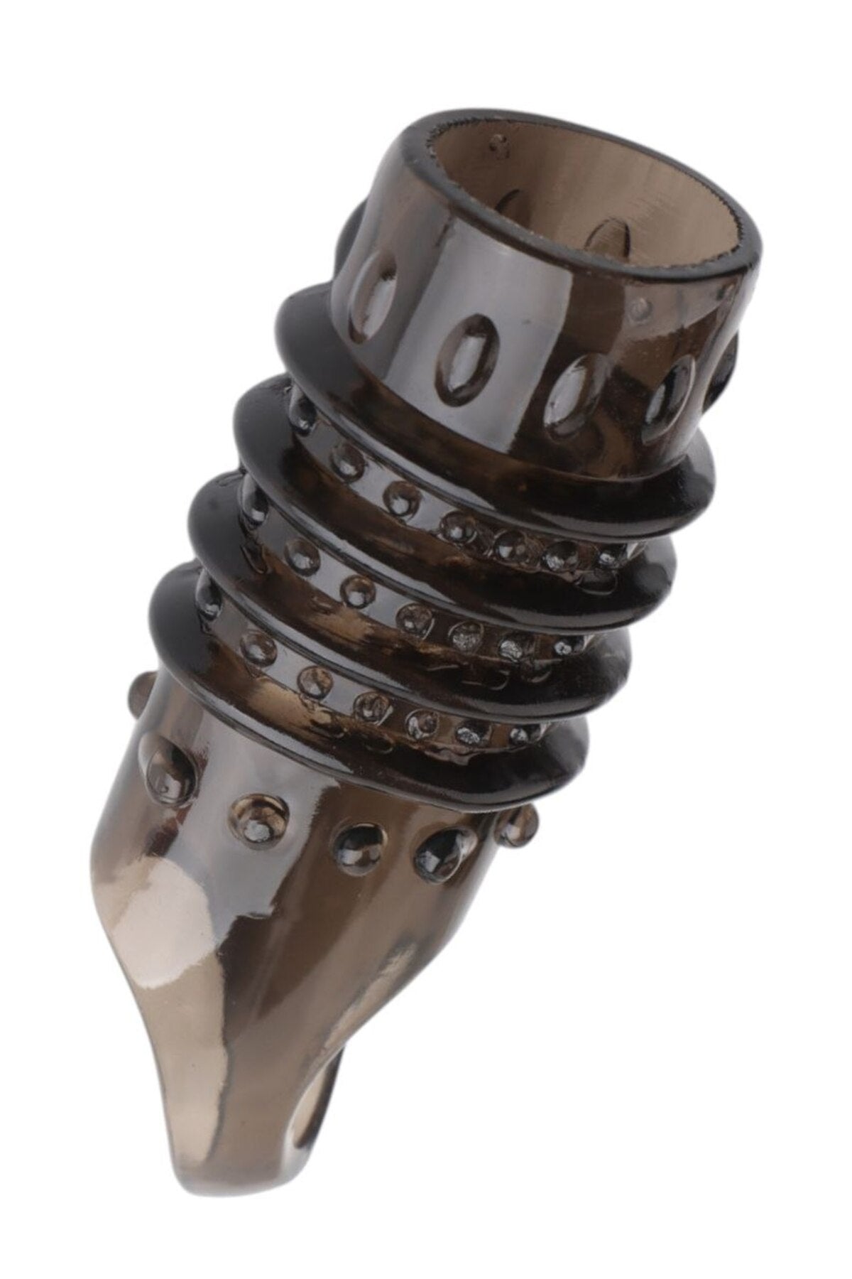 Tırtıklı G Noktası Uyarıcı Penis Kılıfı -  Oyuncağı Halka Kılıf - Spiral Tırtıklı Model