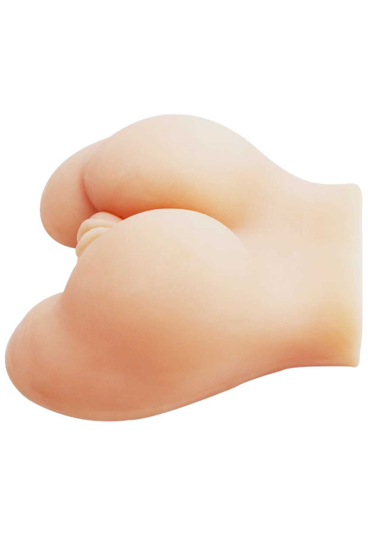 Yapay Vajina Mastürbatör – Gerçekçi Yumuşak Silikon - Tek Girişli - Esnek, Tırtıklı Kanallı, 1.1 Kg