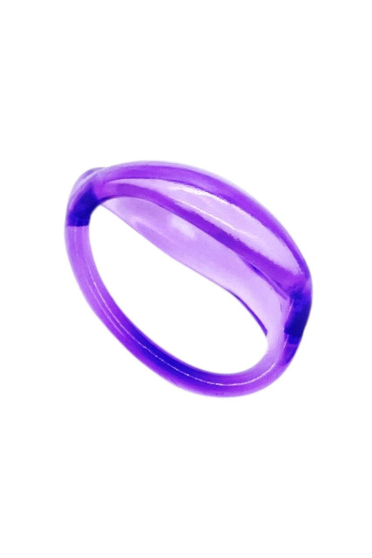 Silikon Cock Ring Testis Penis Halkası Yüzüğü - Mor Renk
