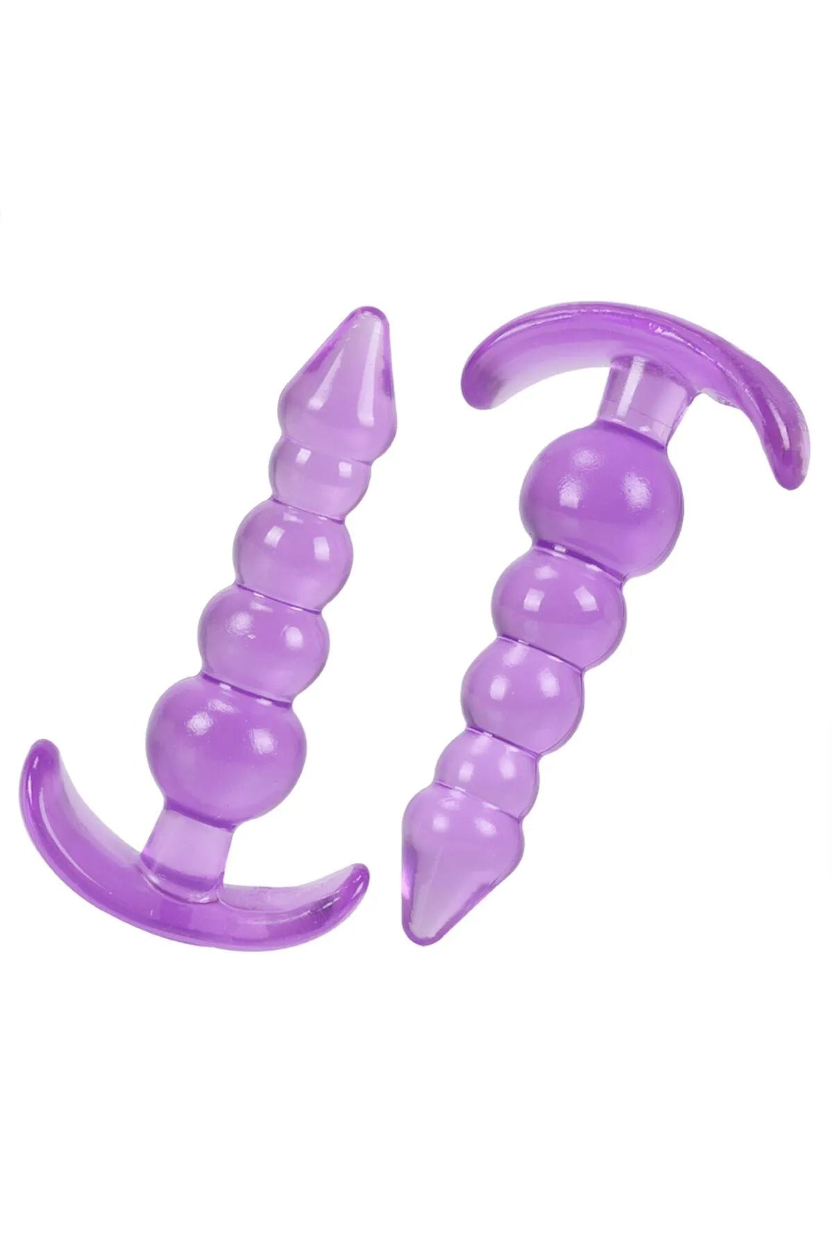 Anal Genişletici Boğumlu Yumuşak Esnek Jel Dokuda  Plug