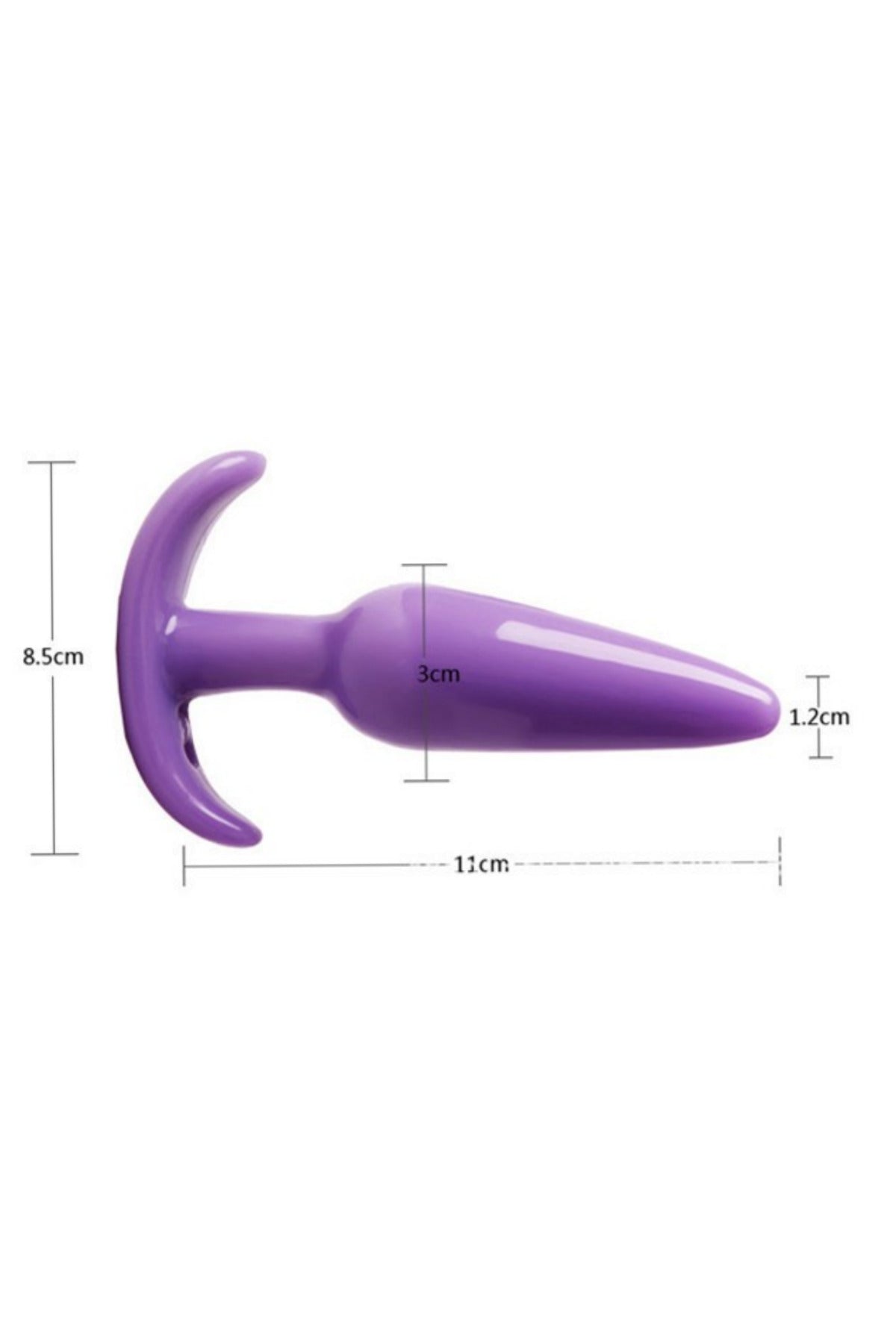 Anal Genişletici Yumuşak Esnek Silikon Anal Plug Tıkaç