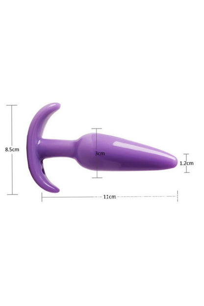 Anal Genişletici Yumuşak Esnek Silikon Anal Plug Tıkaç