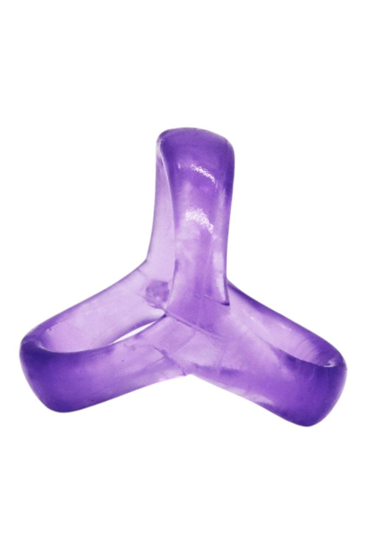 Silikon Cock Ring Testis Penis Halkası Yüzüğü - Mor Renk