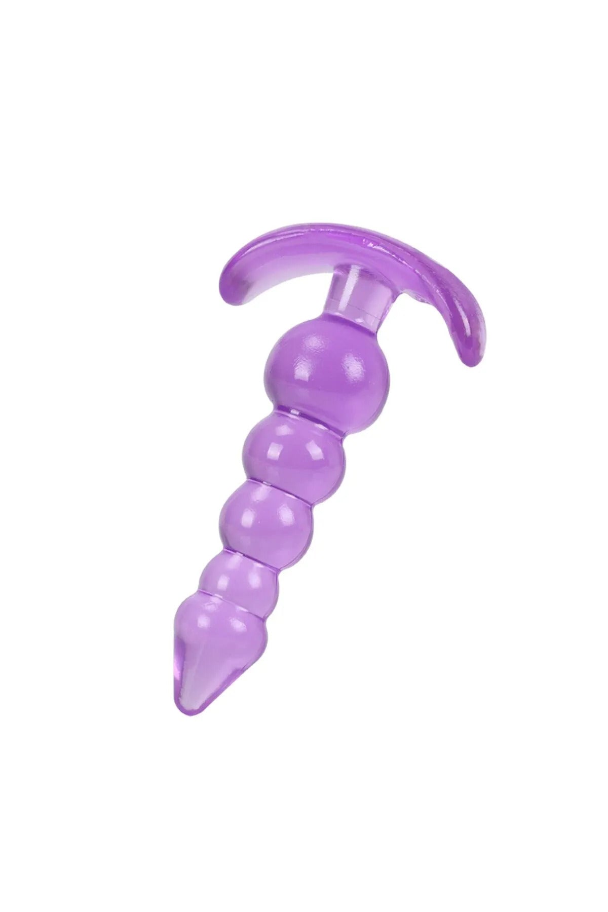 Anal Genişletici Boğumlu Yumuşak Esnek Jel Dokuda  Plug