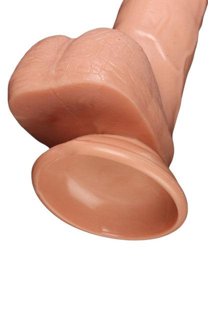 Gerçekçi Yapay Penis 20 Cm Vantuzlu Dildo Büyük ve Kalın