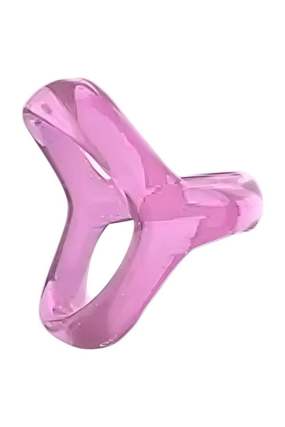 Silikon Cock Ring Testis Penis Halkası Yüzüğü - Pembe Renk