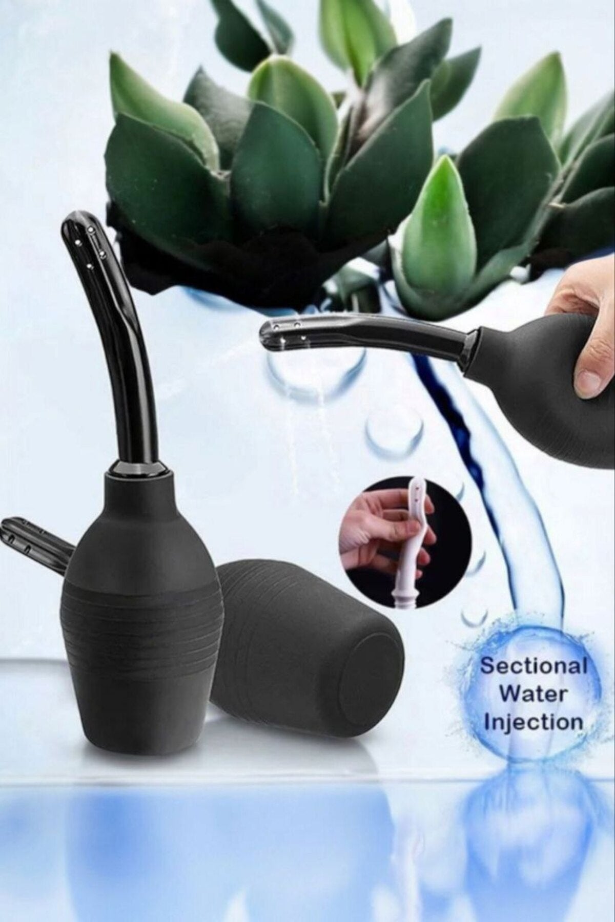 Anal Temizleme Pompası – Anal Cleaner, Makat Temizliği Aparatı, Yumuşak Uçlu Pompa - Orta Boy