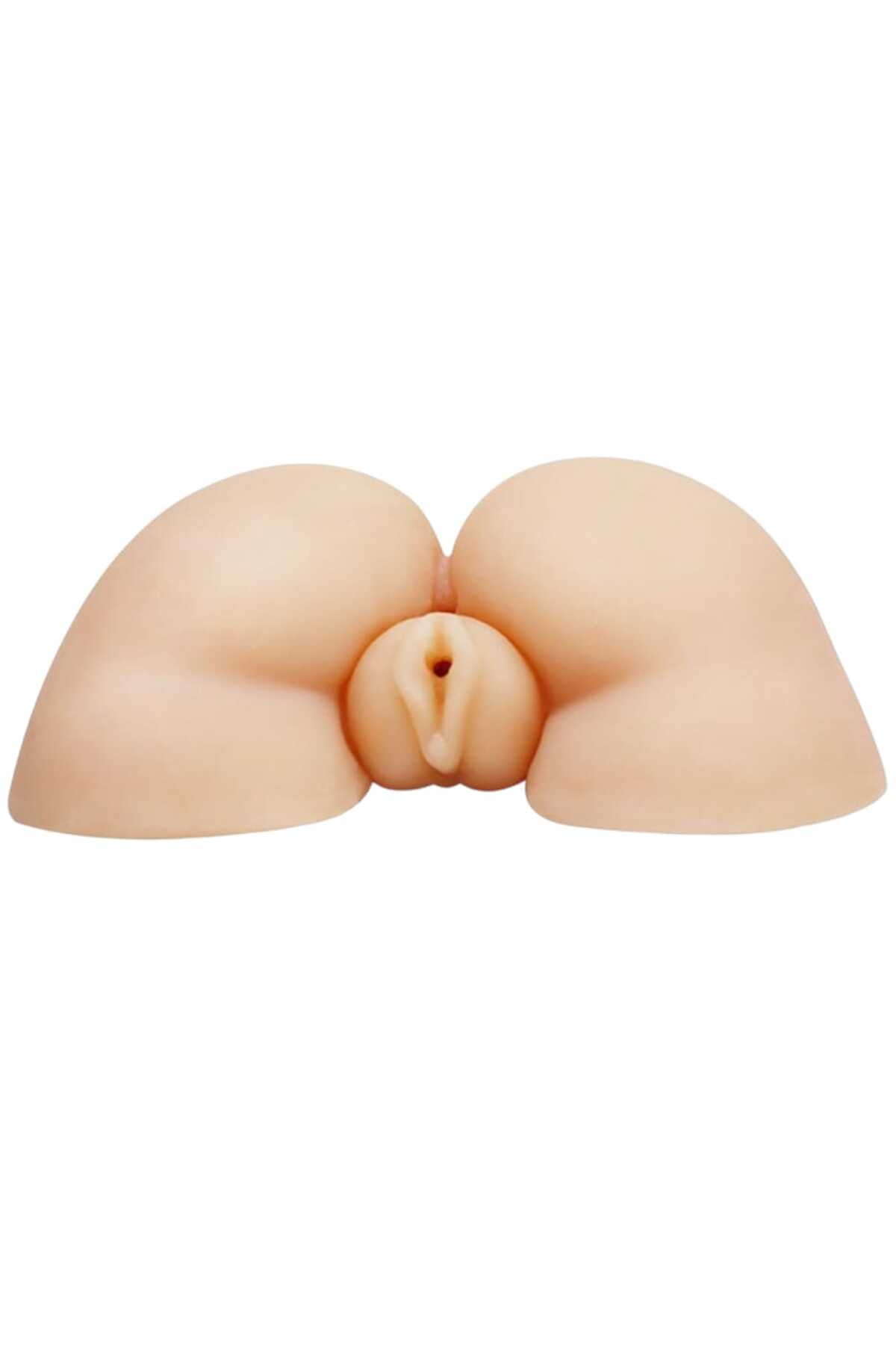 Yapay Vajina Mastürbatör – Gerçekçi Yumuşak Silikon - Tek Girişli - Esnek, Tırtıklı Kanallı, 1.1 Kg