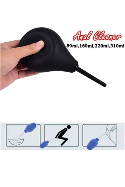 Anal Temizleme Pompası – Anal Cleaner, Makat Temizliği Aparatı, Yumuşak Uçlu Pompa - Orta Boy