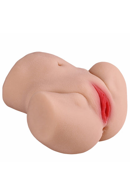 Çift Girişli Yapay Vajina ve Mastürbatör – Gerçekçi Silikon - Bel Kalça Seks Oyuncağı - 1.8 Kg