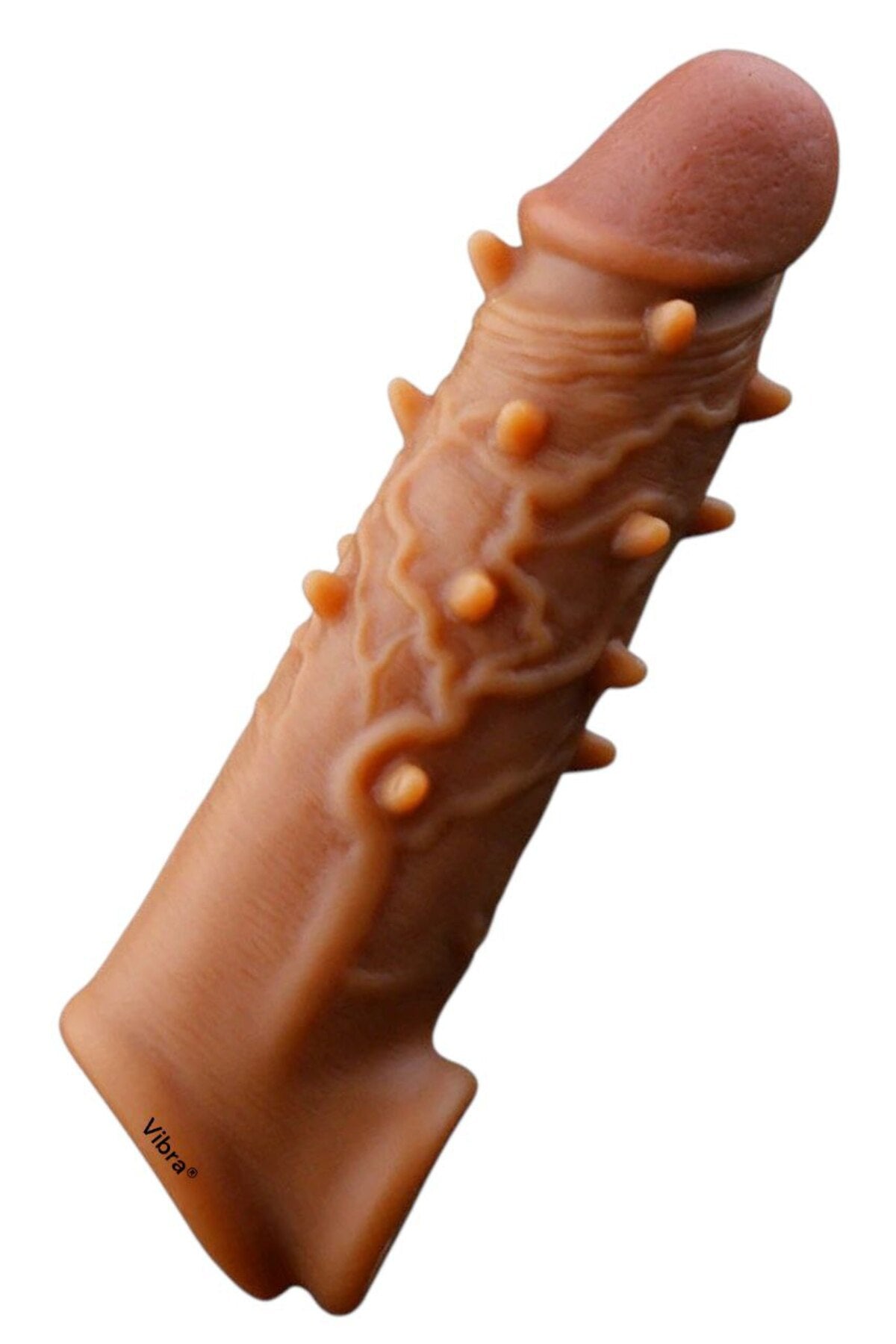 Tırtıklı Ultra Yumuşak Realistik Penis Kılıfı – Testis Tutacaklı Uzatmalı Kaymaz ve Esnek Yapı