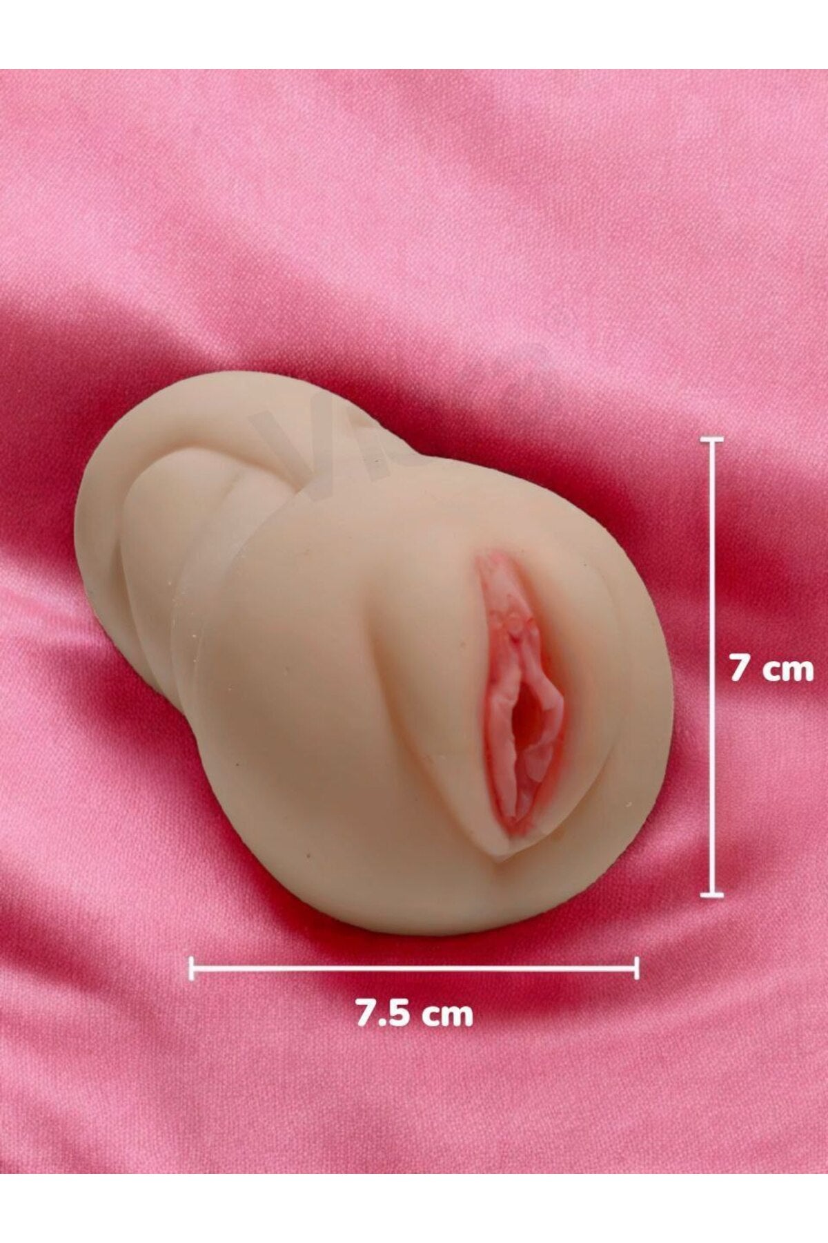 Realistik Vajina Mastürbatör 15 cm 517 gr – Esnek Yumuşak Doku – 5 Adet Kayganlaştırıcı ile Birlikte