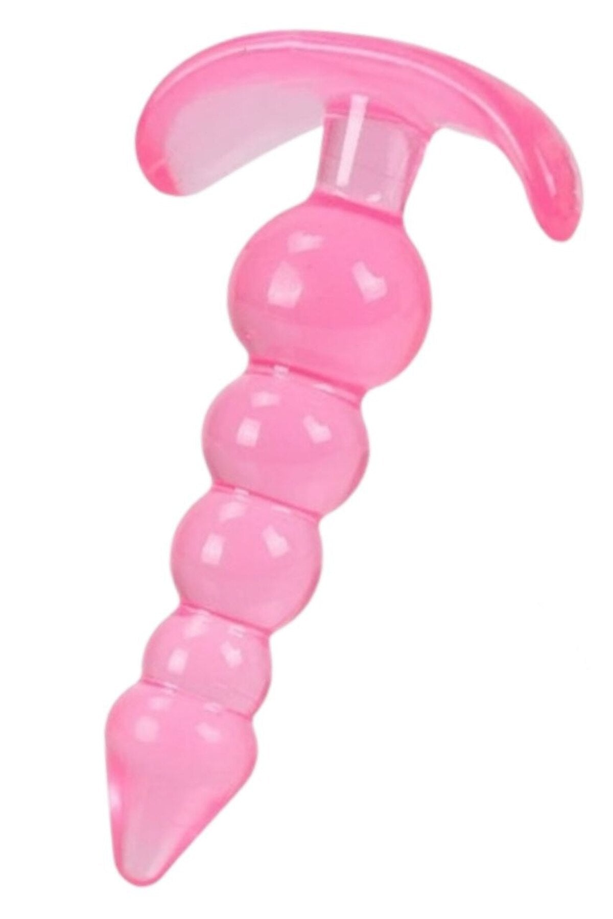 Anal Genişletici Boğumlu Yumuşak Esnek Jel Dokuda Plug - Pempe Tıkaç