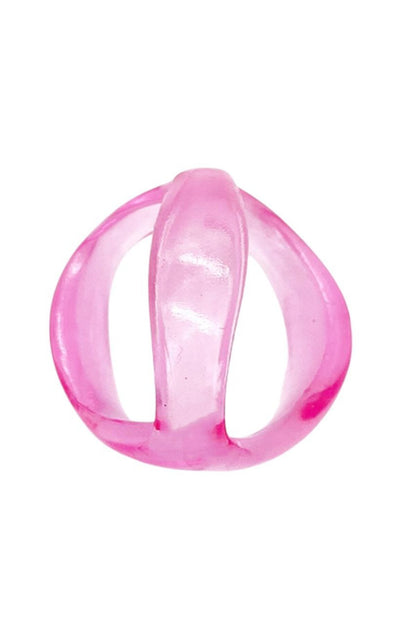 Silikon Cock Ring Testis Penis Halkası Yüzüğü - Pembe Renk