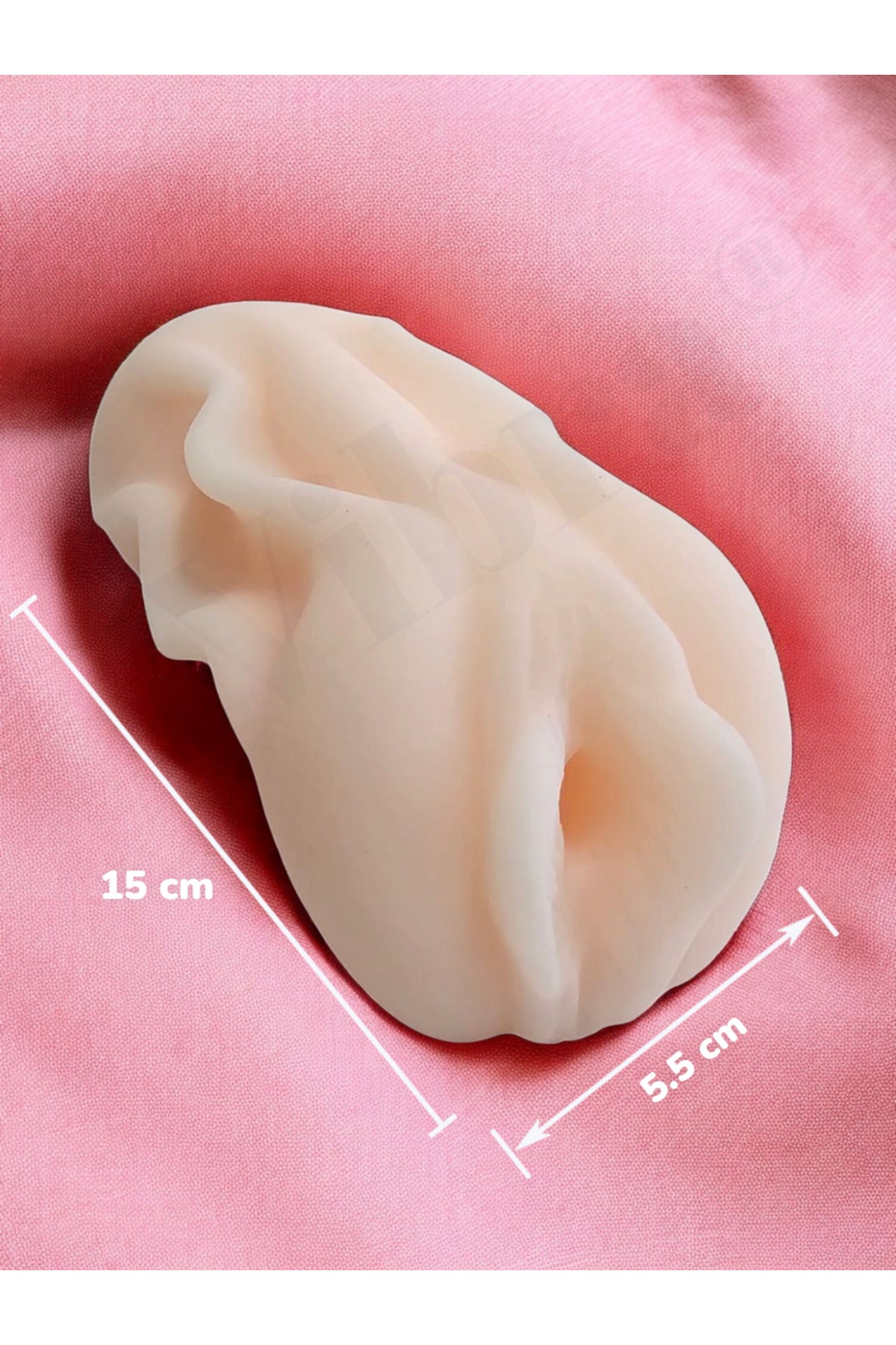 Yapay Vajina El Tipi Mastürbatör 13 cm | 5,5 cm | 210 g – Erkek Mastürbasyon Aparatı (Kompakt)